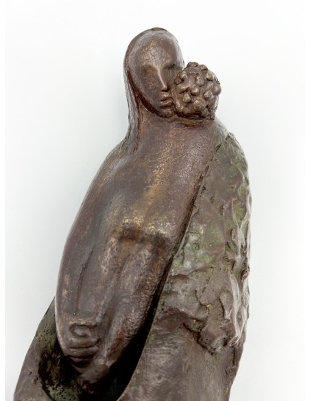 Buciños (Buciños, Carballedo, Lugo, 1938). Maternidad. Bronce.