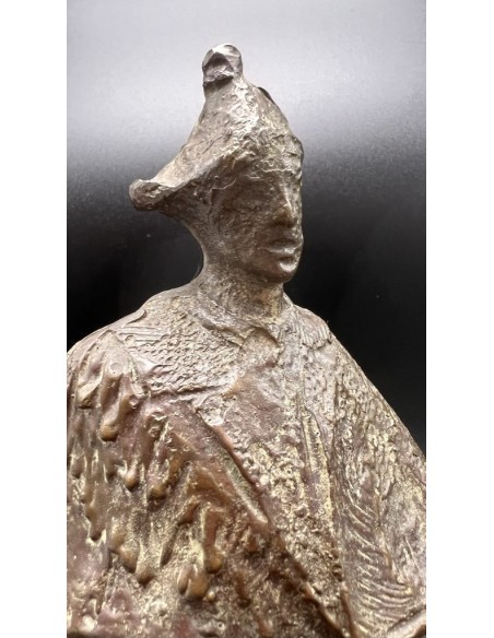 Buciños (Buciños, Carballedo, Lugo, 1938). Tamborilero. Bronce.