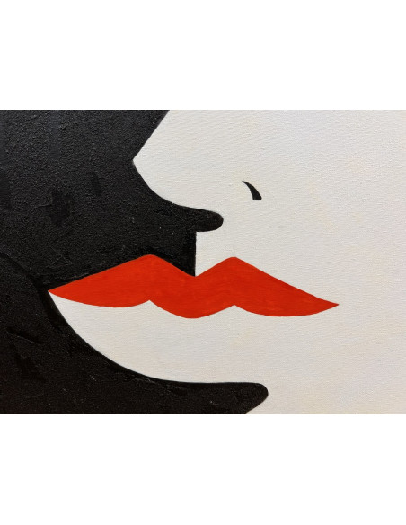 Alice del Río. (Gijón, Asturias, 1988). Lovers. Mixta lienzo.