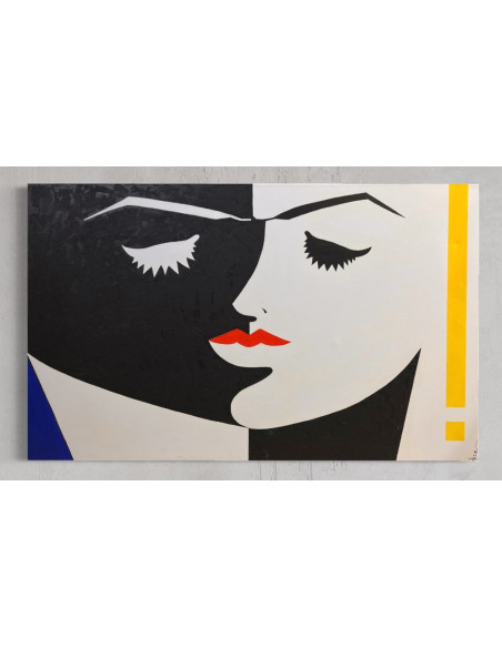 Alice del Río. (Gijón, Asturias, 1988). Lovers. Mixta lienzo.