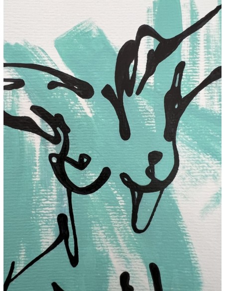 Alice del Río. (Gijón, Asturias, 1988). Desnuda. Mixta cartulina.