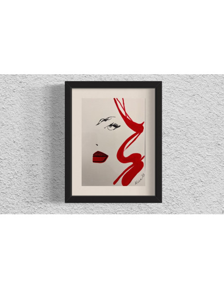 Alice del Río. (Gijón, Asturias, 1988). Sensualidad. Mixta cartulina.
