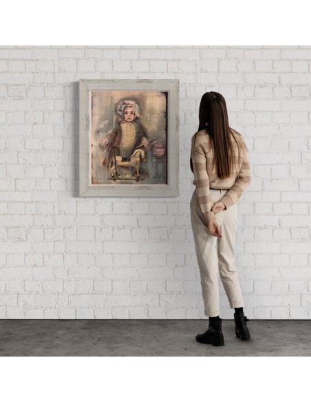 Ana Lamuño Vázquez (La Felguera, 1949). . Óleo sobre lienzo