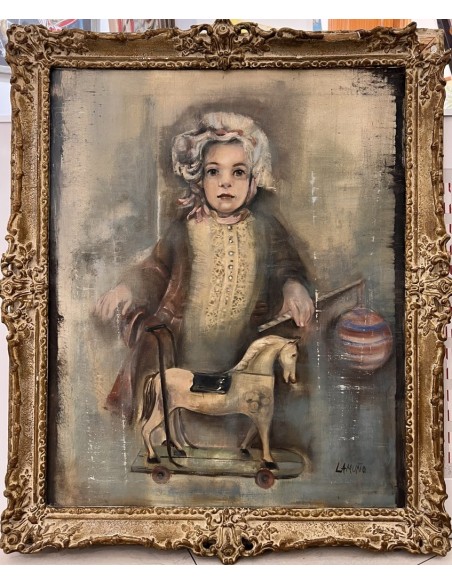 Ana Lamuño Vázquez (La Felguera, 1949). . Óleo sobre lienzo