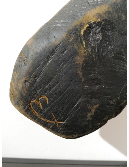 Tenreiro, Enrique. (A Coruña, 1969) Escultura nº 121. Homenaje a Françoise Gilot. Madera policromada