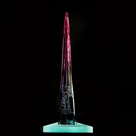 Gerardo Porto (A Coruña 1925 -  Amsterdam 2010). Millenium. Cristal Van Tetterode.