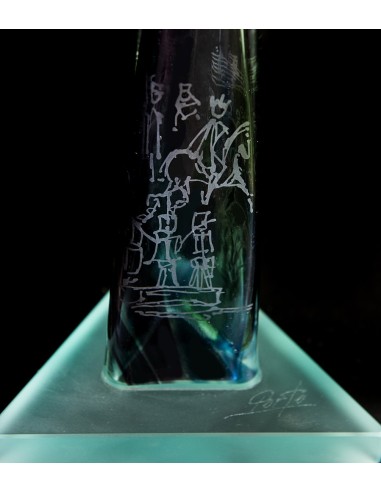 Gerardo Porto (A Coruña 1925 -  Amsterdam 2010). Millenium. Cristal Van Tetterode.