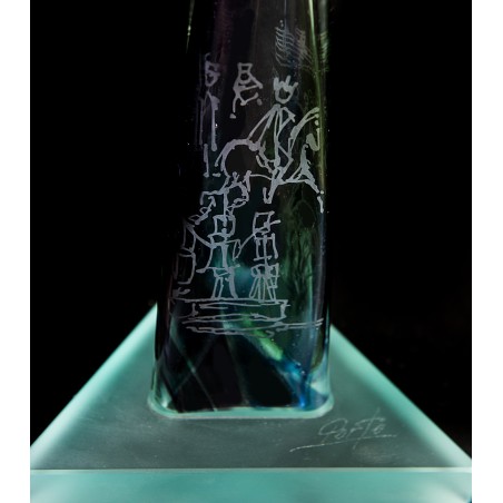 Gerardo Porto (A Coruña 1925 -  Amsterdam 2010). Millenium. Cristal Van Tetterode.