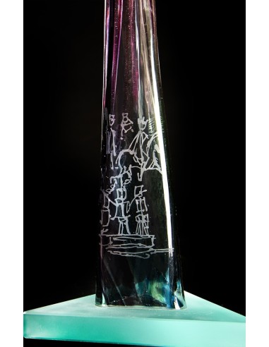 Gerardo Porto (A Coruña 1925 -  Amsterdam 2010). Millenium. Cristal Van Tetterode.