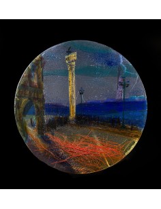 Gerardo Porto (A Coruña 1925 - Amsterdam 2010). Venecia. Cristal Van Tetterode.