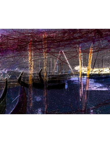 Gerardo Porto (A Coruña 1925 - Ámsterdam 2010).  Venecia. Cristal Van Tetterode.