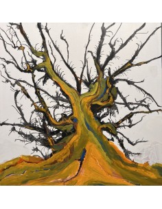 Miguel Melero, (Pontevedra, 1961). Arbore Seca. Mixta sobre lienzo. 2