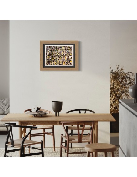 Chelín. Martínez González, José Eduardo ( A Coruña, 1945 - 2016 ). Composición. Obra gráfica.