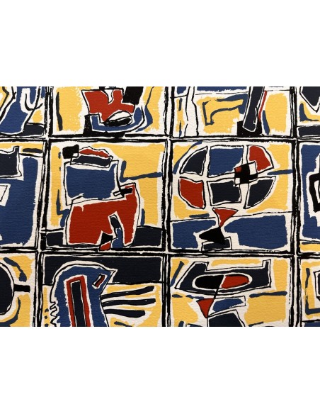 Chelín. Martínez González, José Eduardo ( A Coruña, 1945 - 2016 ). Composición. Obra gráfica.
