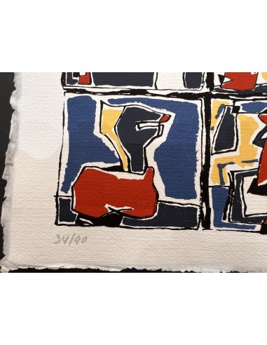 Chelín. Martínez González, José Eduardo ( A Coruña, 1945 - 2016 ). Composición. Obra gráfica.