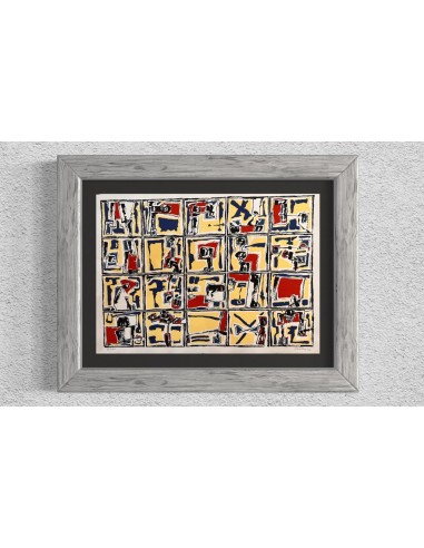 Chelín. Martínez González, José Eduardo ( A Coruña, 1945 - 2016 ). Composición. Obra gráfica.
