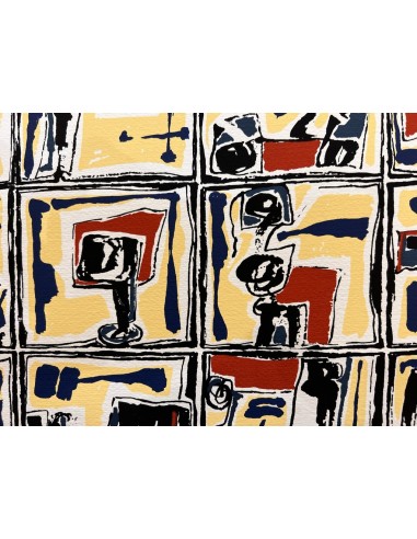 Chelín. Martínez González, José Eduardo ( A Coruña, 1945 - 2016 ). Composición. Obra gráfica.