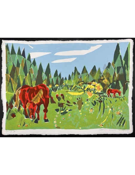 Correa Corredoira, Xavier (A Coruña, 1952). Paisaje. Obra gráfica.