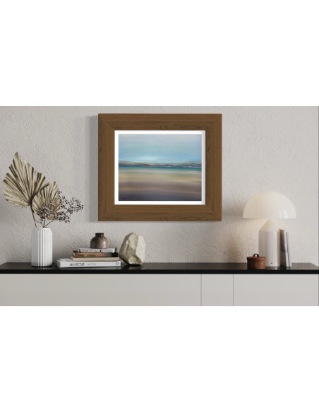 Antonio Vila (A Coruña 1935). Marina. Óleo sobre papel tela..