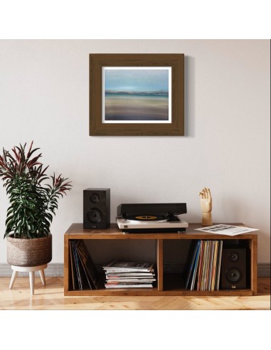 Antonio Vila (A Coruña 1935). Marina. Óleo sobre papel tela..