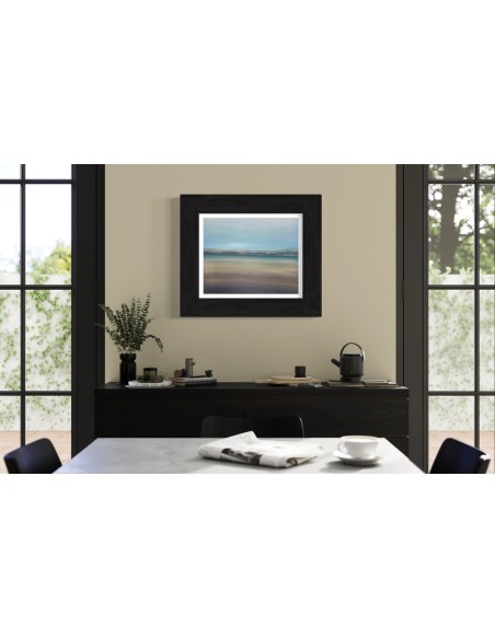 Antonio Vila (A Coruña 1935). Marina. Óleo sobre papel tela..