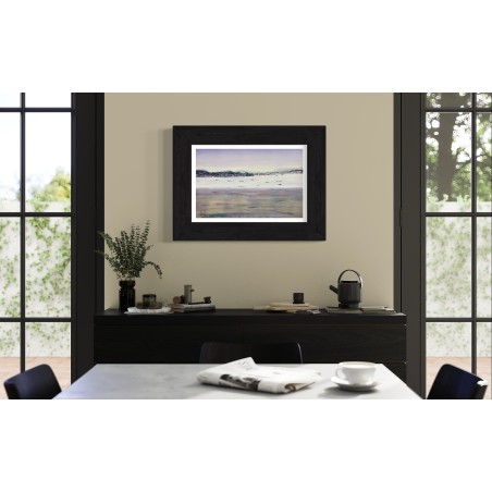 Antonio Vila (A Coruña 1935). Marina. Acuarela sobre papel Arches.