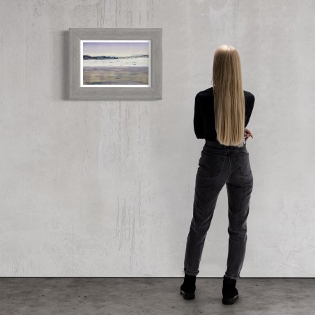 Antonio Vila (A Coruña 1935). Marina. Acuarela sobre papel Arches.