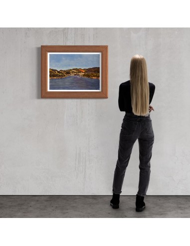 Antonio Vila (A Coruña 1935). Marina. Acuarela sobre papel.