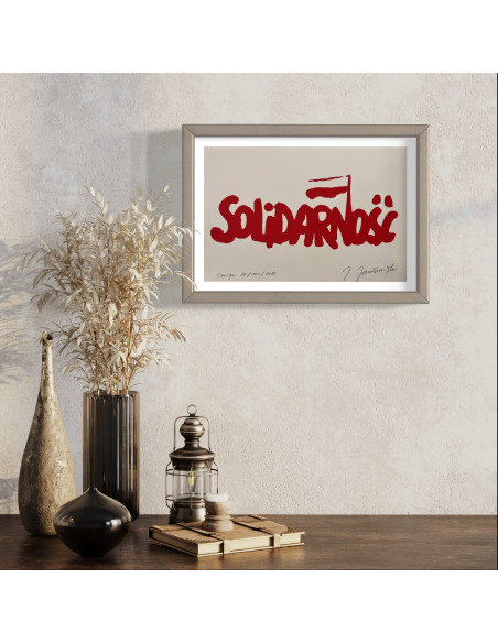 Jerzy Janiszewski. (Gdansk, Polonia). Solidarnosc. Serígrafia.