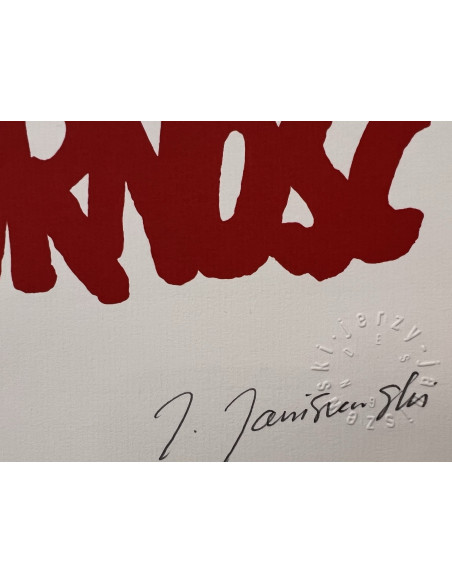 Jerzy Janiszewski. (Gdansk, Polonia). Solidarnosc. Serígrafia.