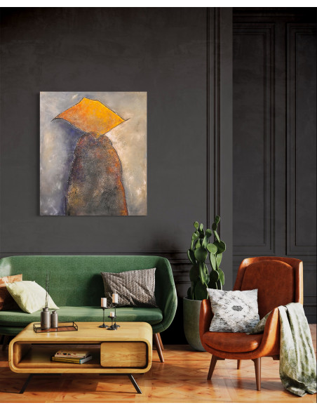 Carmen Domínguez (Pontevedra, 1951). Composición. Mixta sobre lienzo.