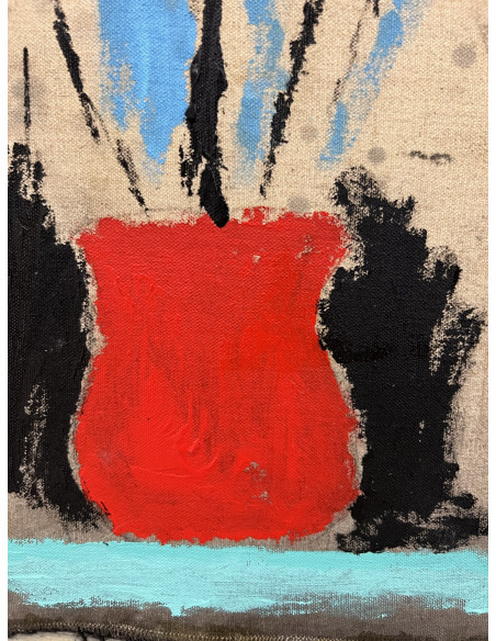 Roberto Diago (La Habana, Cuba, 1971) . S/T. Mixta sobre cartulina.