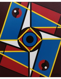 Fontaiña, Manuel (Ribeira, 1961) Composición. Acrílico sobre lienzo