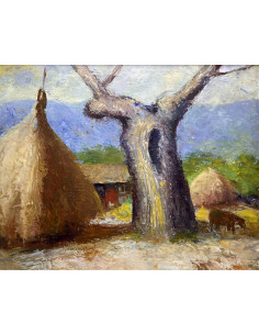 Manuel Torres (Marín, Pontevedra, 1901 - 1995). Paisaje.... 2