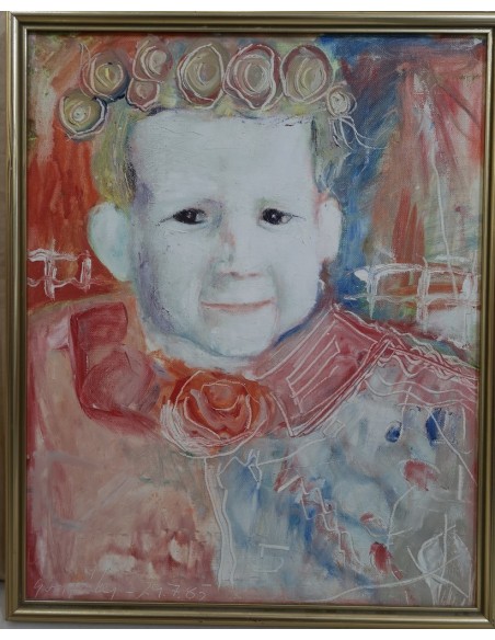 González. Retrato. Acrílico sobre lienzo