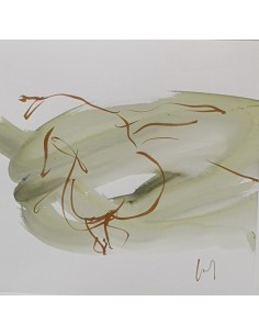 Antón Sobral Iglesias (Marín, 1952) Beleza. Acuarela