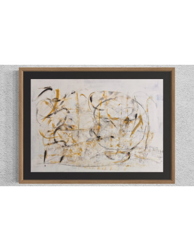 Eva Fernández. (A Coruña, 1971). Soliloquio. Mixta sobre cartulina.