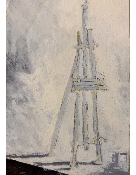 Xurxo Gómez Chao (A Coruña, 1960) Sin título. Técnica mixta sobre papel