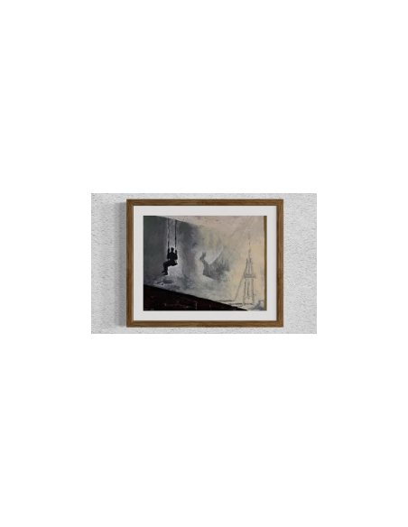 Xurxo Gómez Chao (A Coruña, 1960) Sin título. Técnica mixta sobre papel