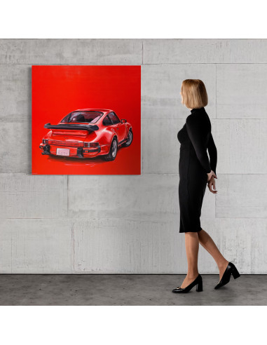 Edgar Ortiz. (A Coruña, 1982). Rojo. Óleo sobre...