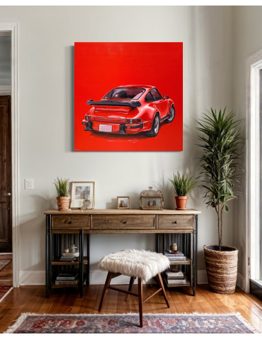 Edgar Ortiz. (A Coruña, 1982). Rojo. Óleo sobre...