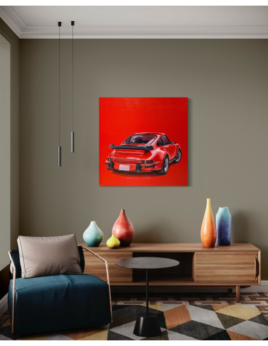 Edgar Ortiz. (A Coruña, 1982). Rojo. Óleo sobre...