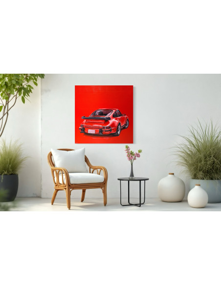 Edgar Ortiz. (A Coruña, 1982). Rojo. Óleo sobre lienzo.