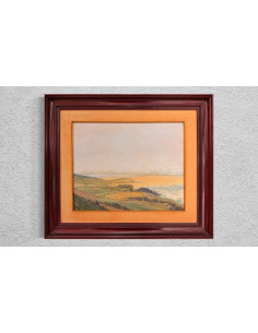 Imeldo Corral . (Ferrol, 1889 - 1976). S/T. Óleo sobre...