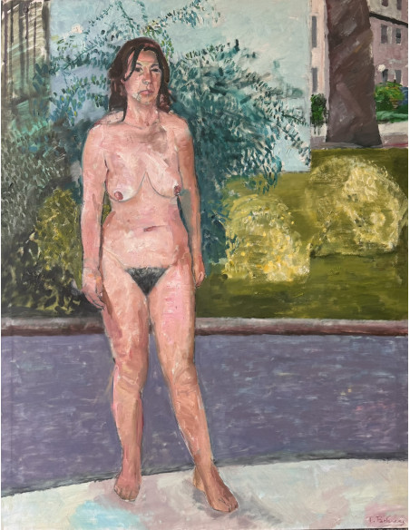 Tim Behrens (Londres, Inglaterra, 1937 - A Coruña, 2017). S/T. Óleo sobre lienzo.