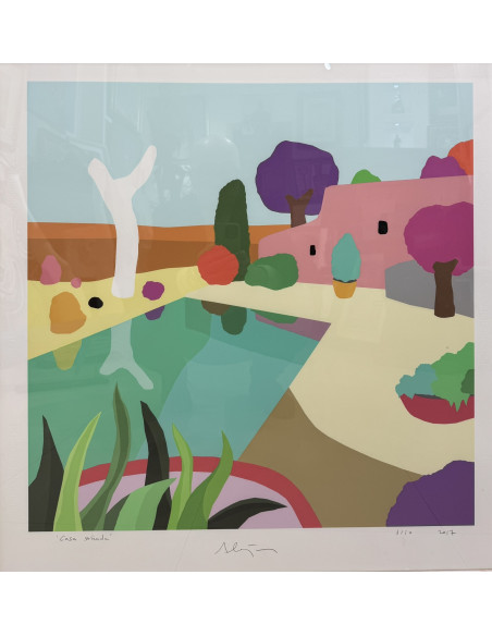 Alejos Lorenzo (Ferrol, 1975). Casa soñada. Obra gráfica.