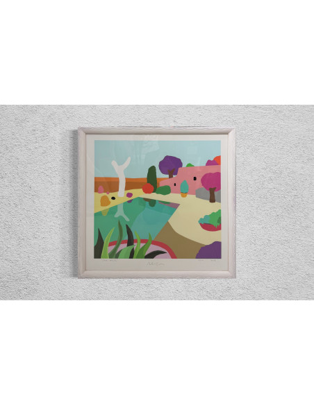 Alejos Lorenzo (Ferrol, 1975). Casa soñada. Obra gráfica.