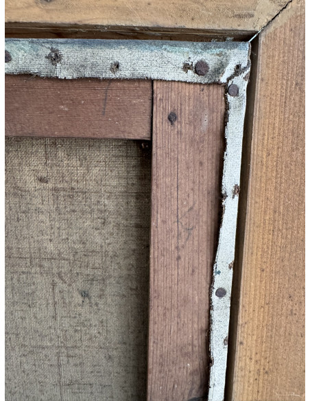 Francisco Lloréns Díaz (A Coruña, 1874 - 1948). S/t. Óleo sobre lienzo.