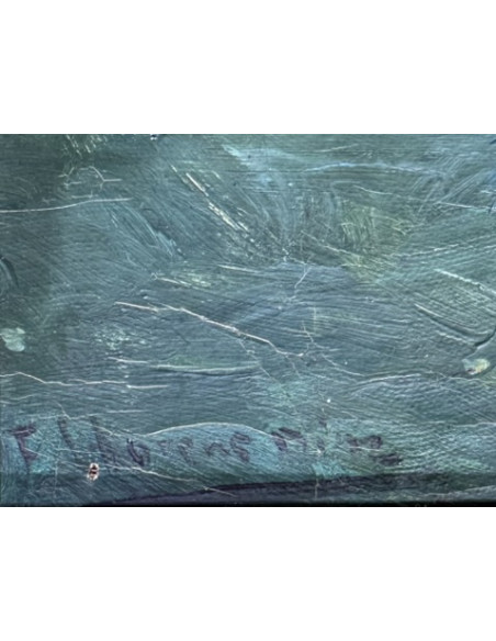 Francisco Lloréns Díaz (A Coruña, 1874 - 1948). S/t. Óleo sobre lienzo.