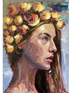 Frank Elia. (Cuba, 1990). Perspectiva. Acrílico lienzo. 2